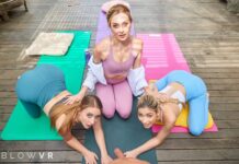 Mind-blowing Blowjob with Charlotte Sins, Delilah Day, and Laney Grey