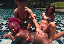 Three Girls Teasing